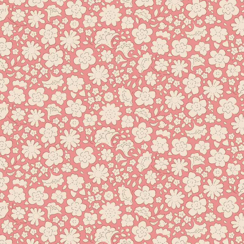 Creating Memories - Spring - Carla in Pink - Tilda Fabrics - TIL130118 - Half Yard