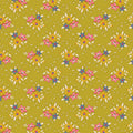 Creating Memories - Spring - Frida in Lime - Tilda Fabrics - TIL130119 - Half Yard