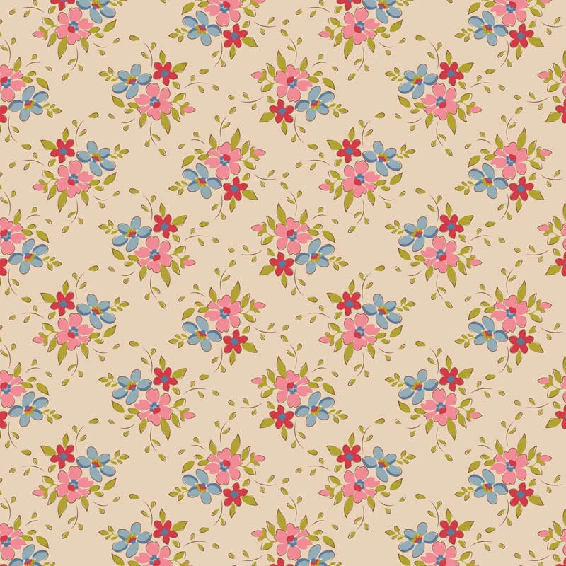 Creating Memories - Spring - Frida in Pearl - Tilda Fabrics - TIL130124 - Half Yard