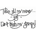 Touch My Stamps Art Rubber Stamp  8806H