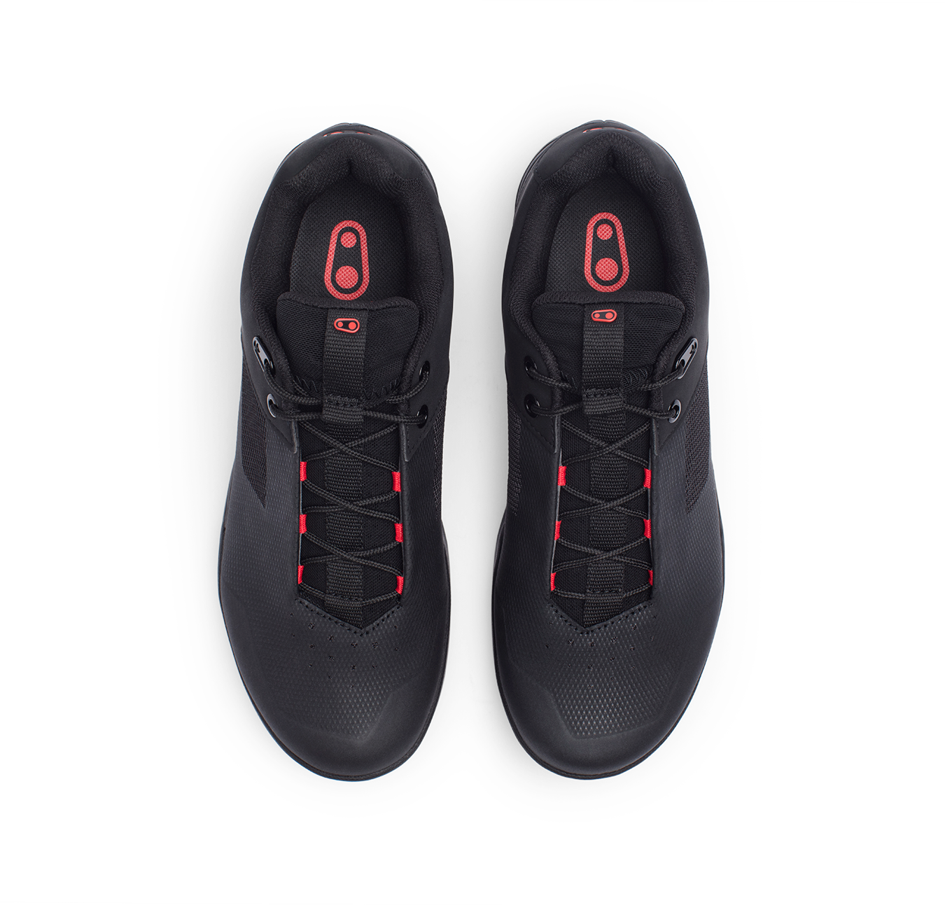 Mallet Lace Clip-In Shoes - Black/Red