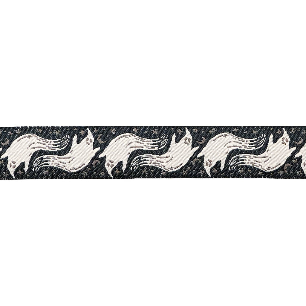 Home Sweet Haunt - Boo in Charcoal - 7/8 width - by Stacy Iest Hsu - One Yard