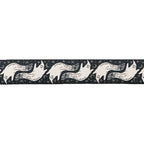 Home Sweet Haunt - Boo in Charcoal - 7/8 width - by Stacy Iest Hsu - One Yard