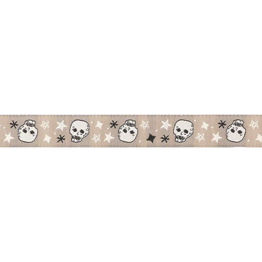 Home Sweet Haunt - Spooky Skulls - 5/8 width - by Stacy Iest Hsu - One Yard