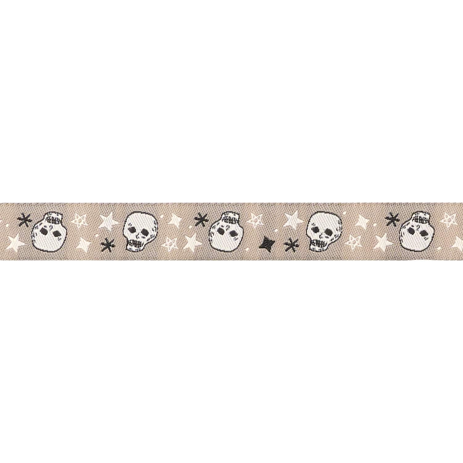 Home Sweet Haunt - Spooky Skulls - 5/8 width - by Stacy Iest Hsu - One Yard