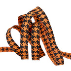 Home Sweet Haunt - Hounds Tooth in Pumpkin - 3/8 width - by Stacy Iest Hsu - One Yard