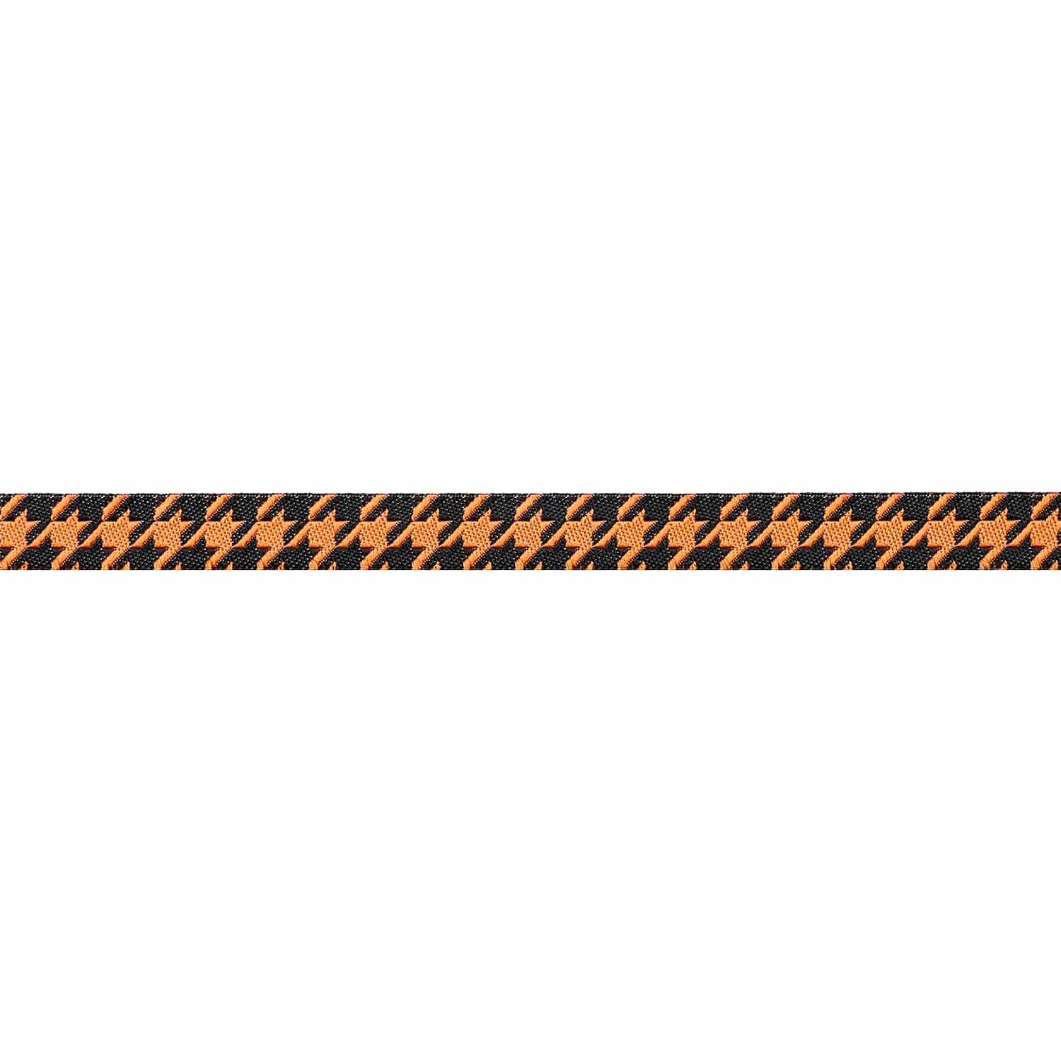 Home Sweet Haunt - Hounds Tooth in Pumpkin - 3/8 width - by Stacy Iest Hsu - One Yard