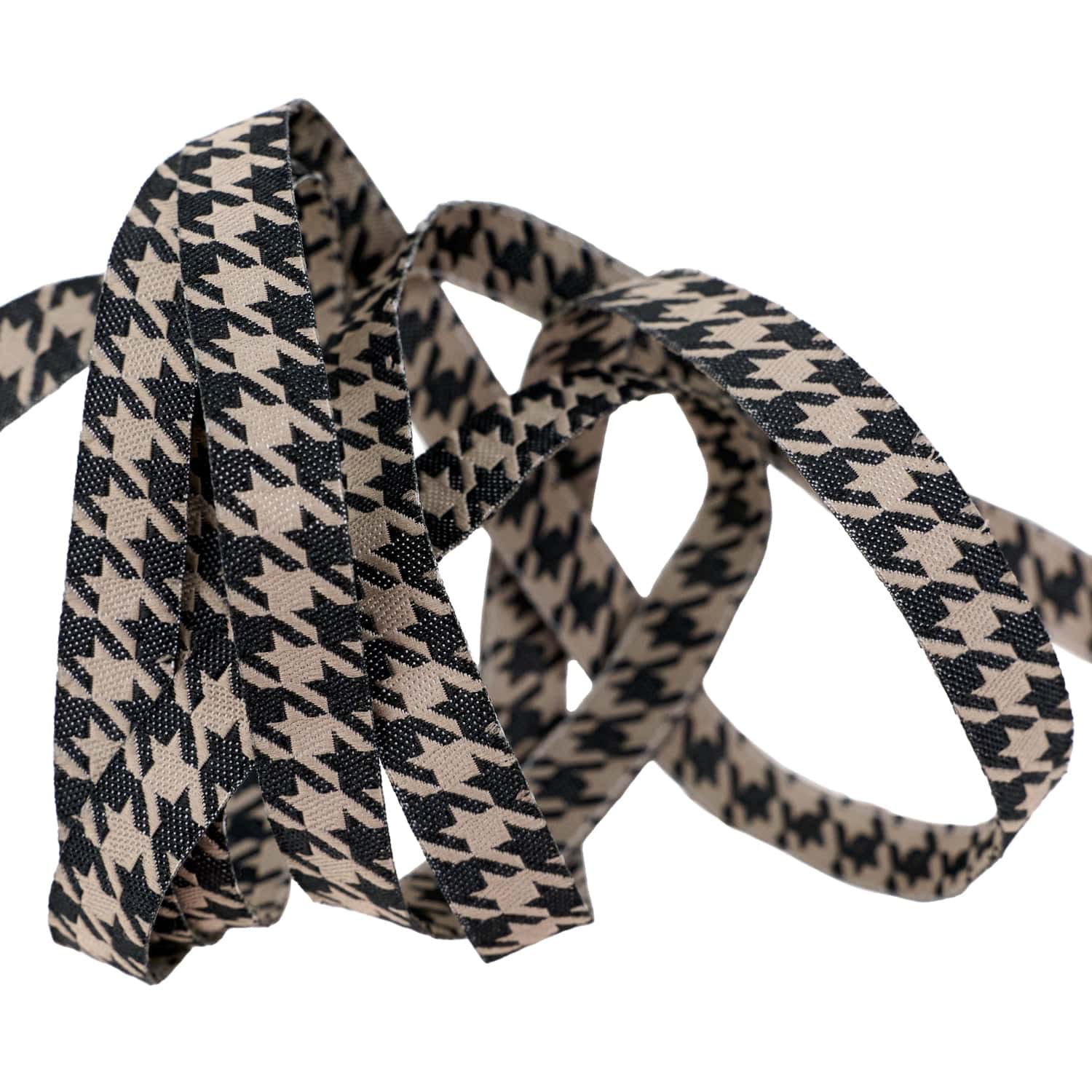 Home Sweet Haunt - Hounds Tooth in Charcoal - 3/8 width - by Stacy Iest Hsu - One Yard
