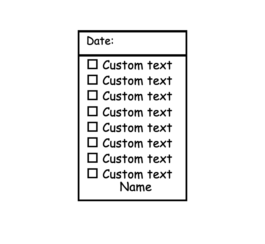Make my own checklist