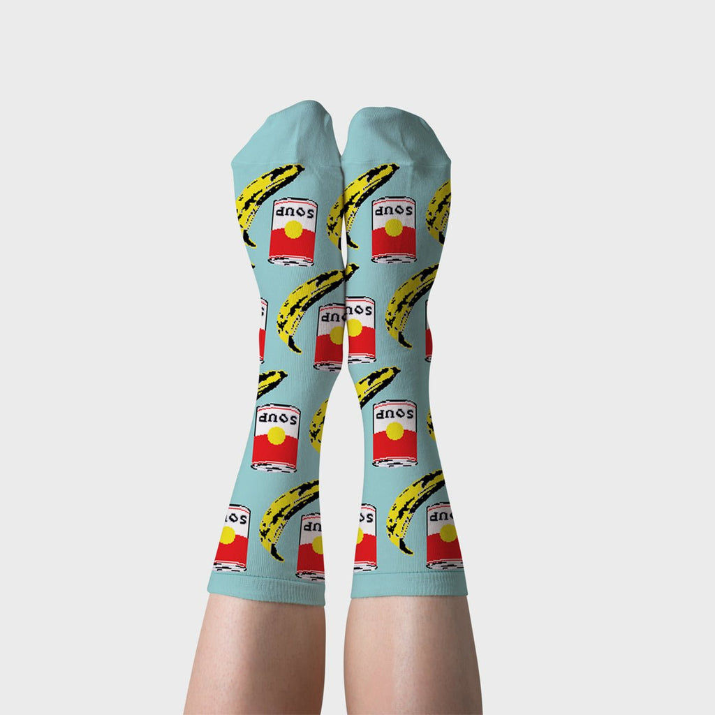 Pop Art Crew Socks - Small
