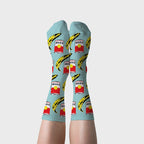 Pop Art Crew Socks - Small